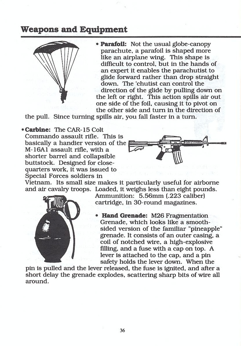 Airborne Ranger manual page 36