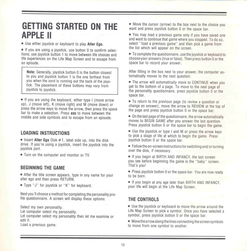 Alter Ego Manual Page 13 