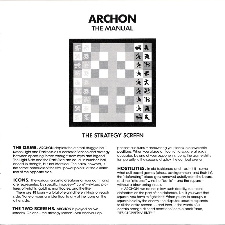 Archon Manual Page 1 