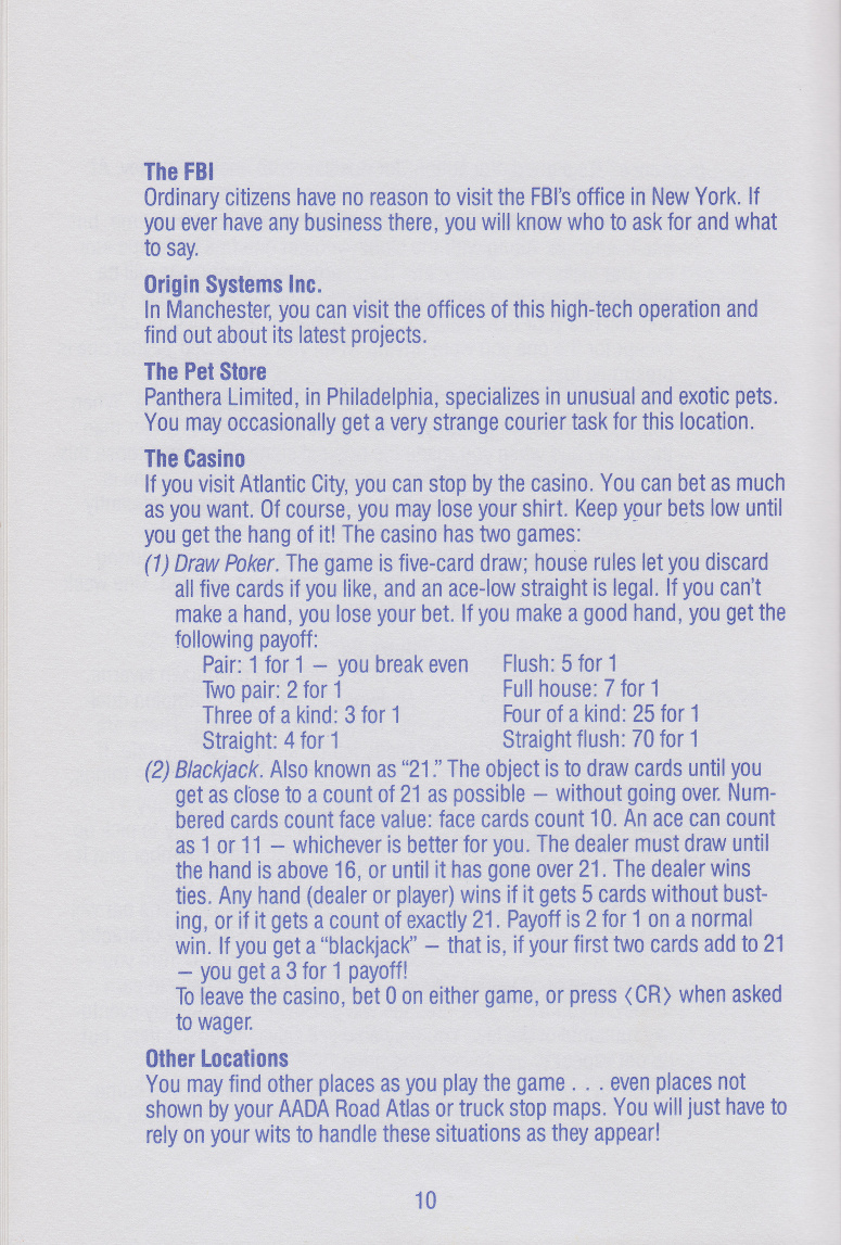 Autoduel manual page 10