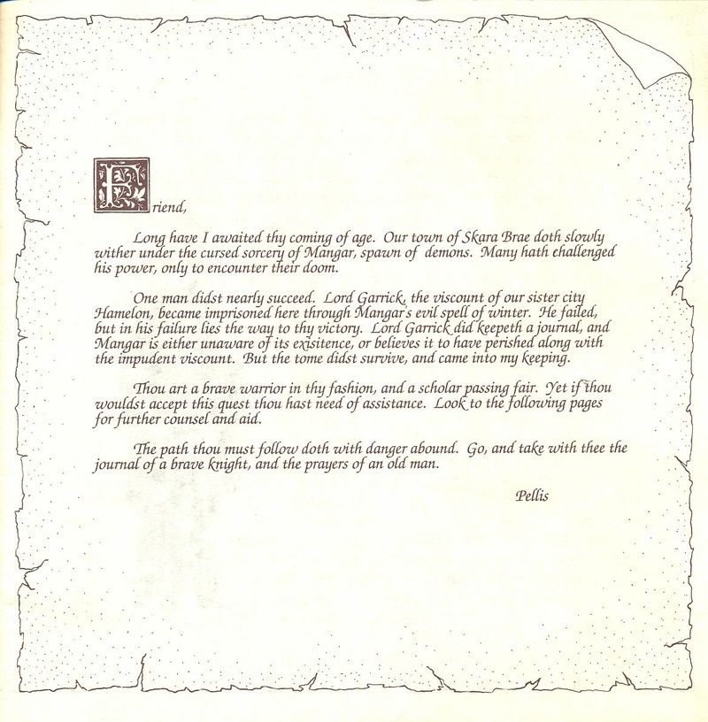 c64sets com : The Bard #39 s Tale clue book page 3