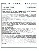 The Bard's Tale Getting Started Guide page 1