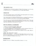 The Bard's Tale manual page 2