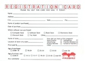 Cholo registration card front
