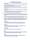 Echelon trouble shooting guide page 1