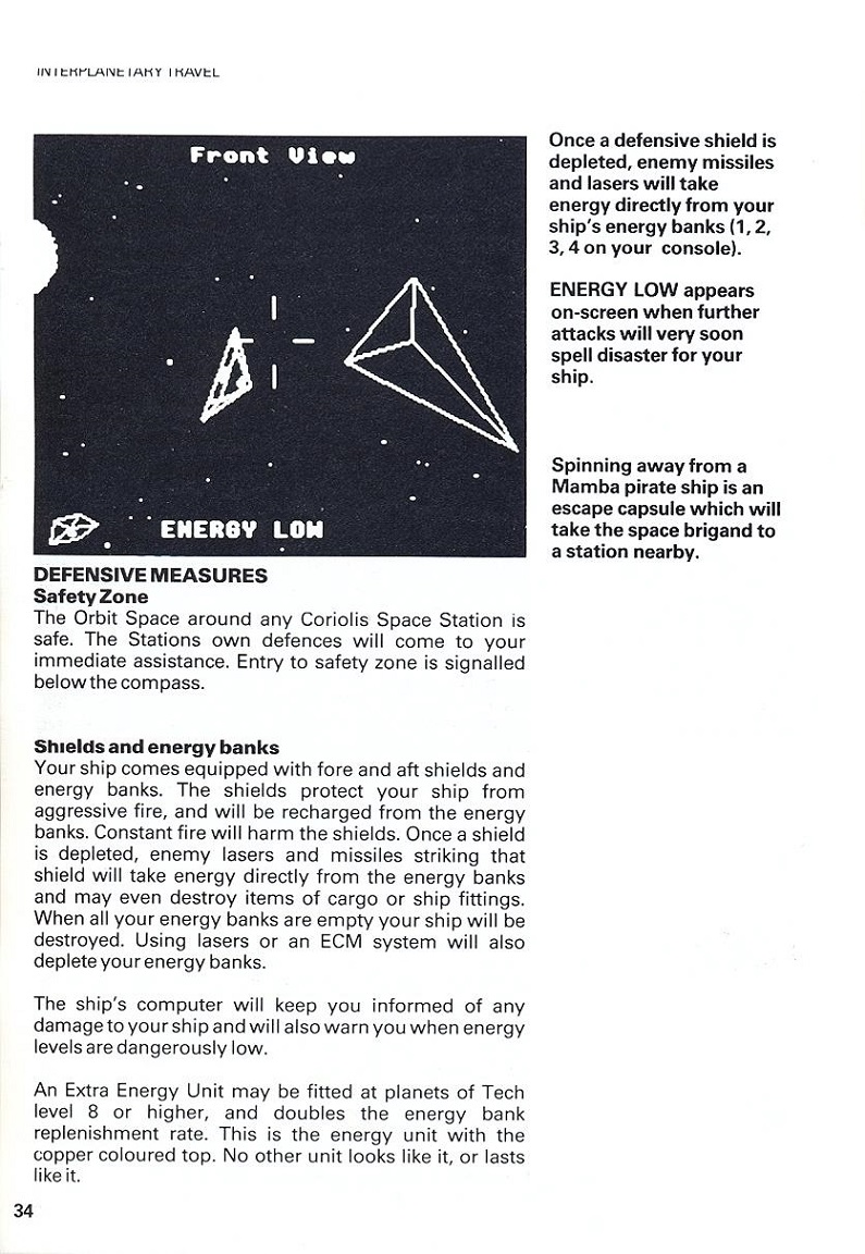 Elite Space Traders Flight Training Manual page 34