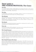 The Fourth Protocol Manual Page 2