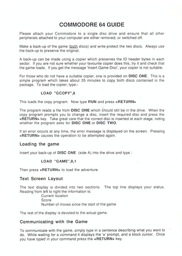 The Guild of Thieves Adventure Guide page 2