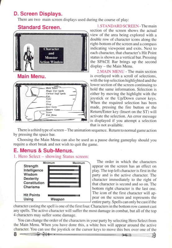 Heroes of the Lance Manual Page 8 