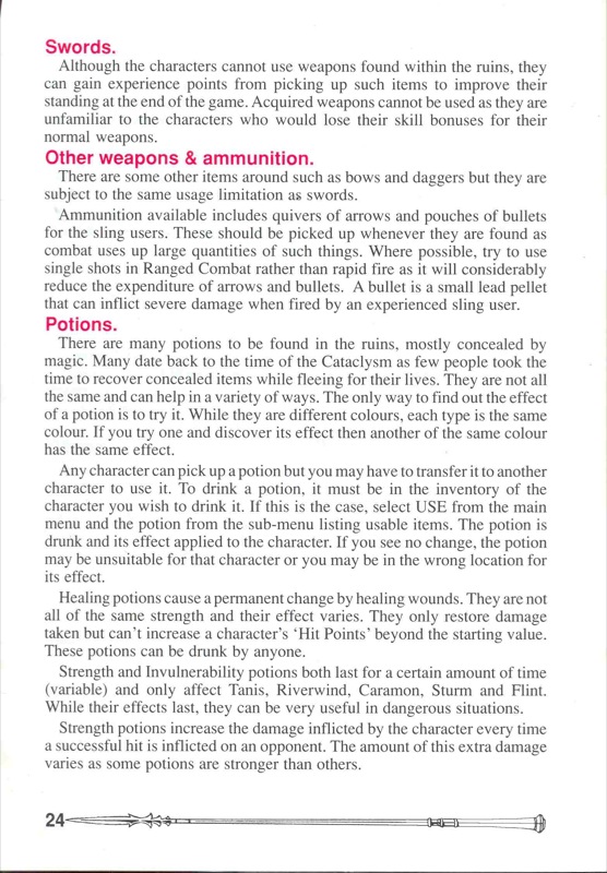 Heroes of the Lance Manual Page 24 