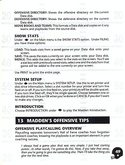 John Madden Football manual page 51