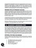 John Madden Football manual page 54