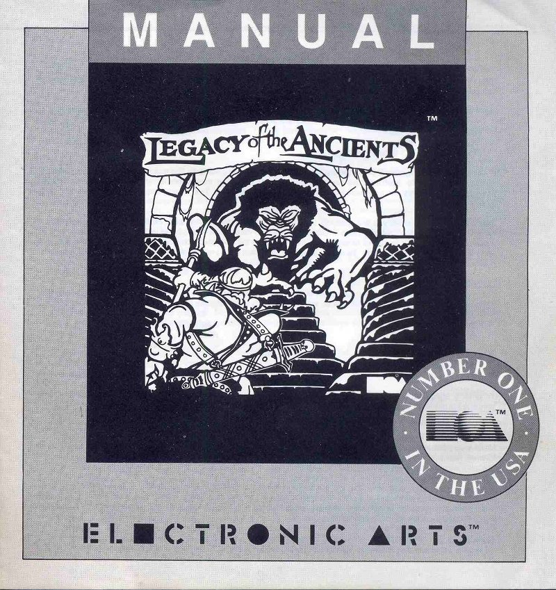 Legacy of the Ancients Manual Page 1 