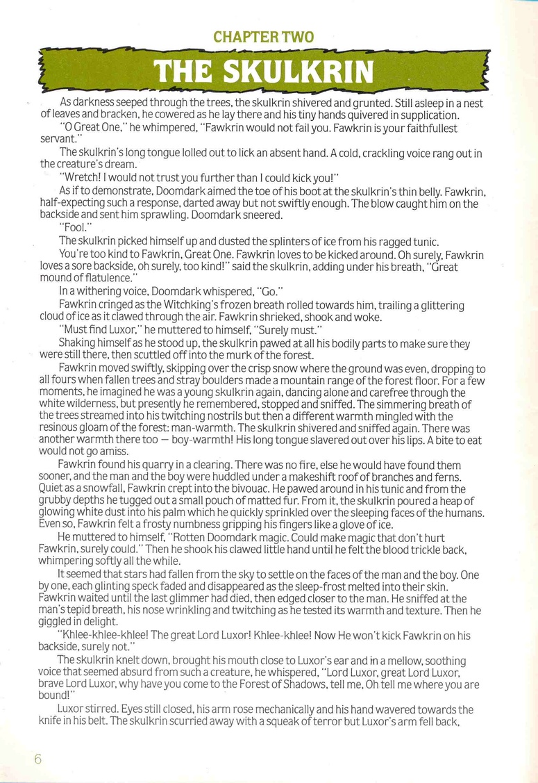 The Lords of Midnight Manual Page 6 