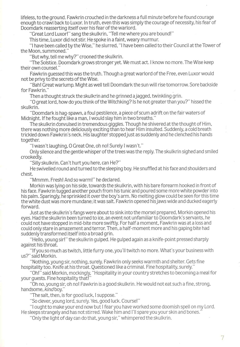 The Lords of Midnight Manual Page 7 