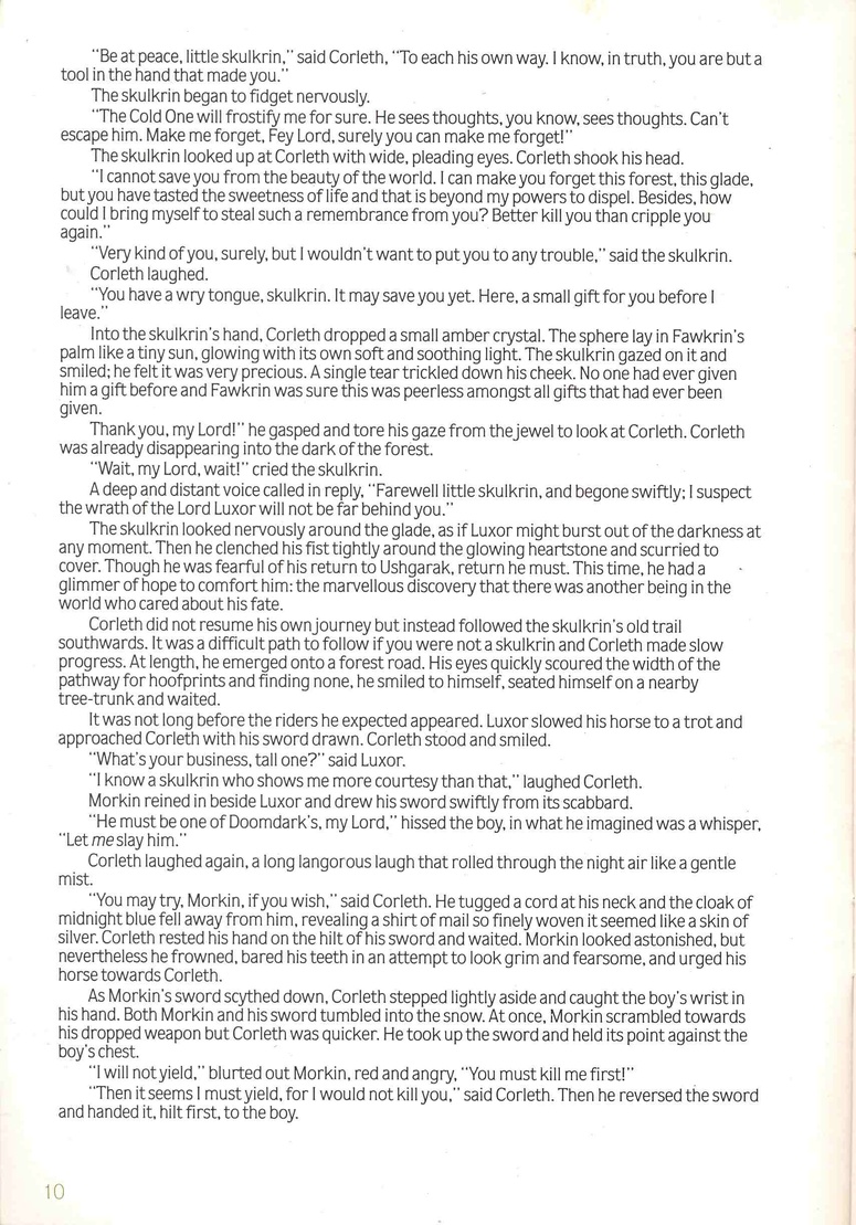 The Lords of Midnight Manual Page 10 