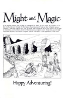 Might and Magic manual page i