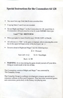 Might and Magic special instructions