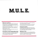 M.U.L.E. Manual Page 1