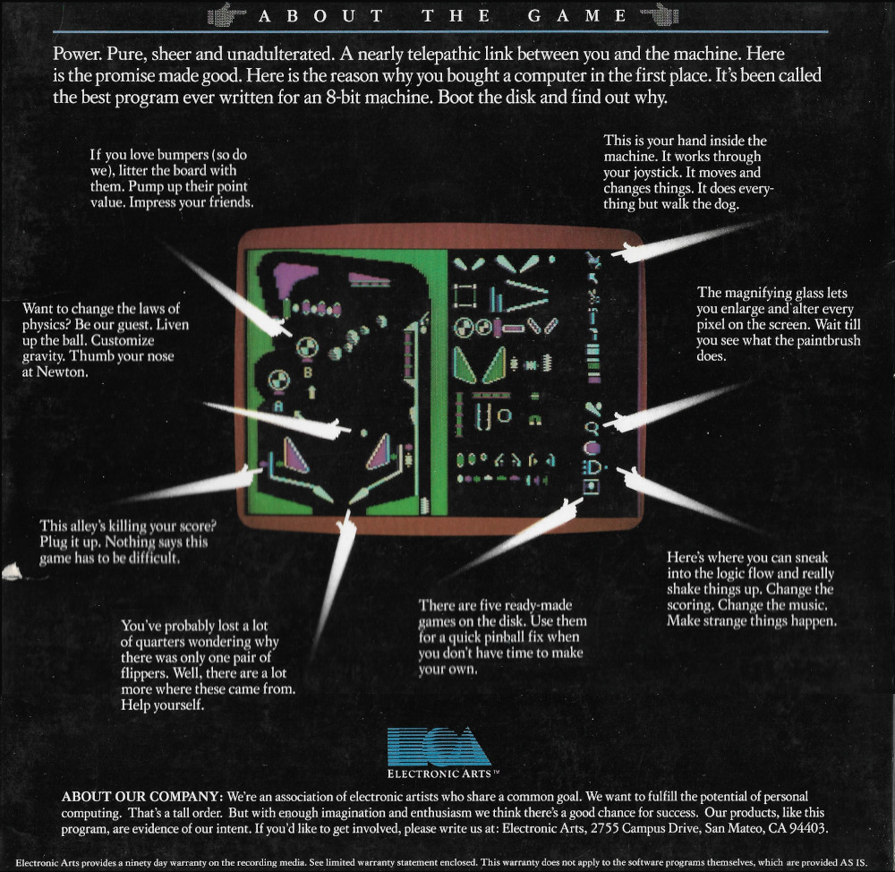 Pinball Construction Set package back