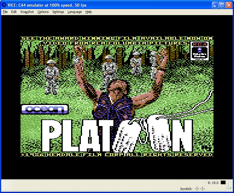 Platoon screen shot 1