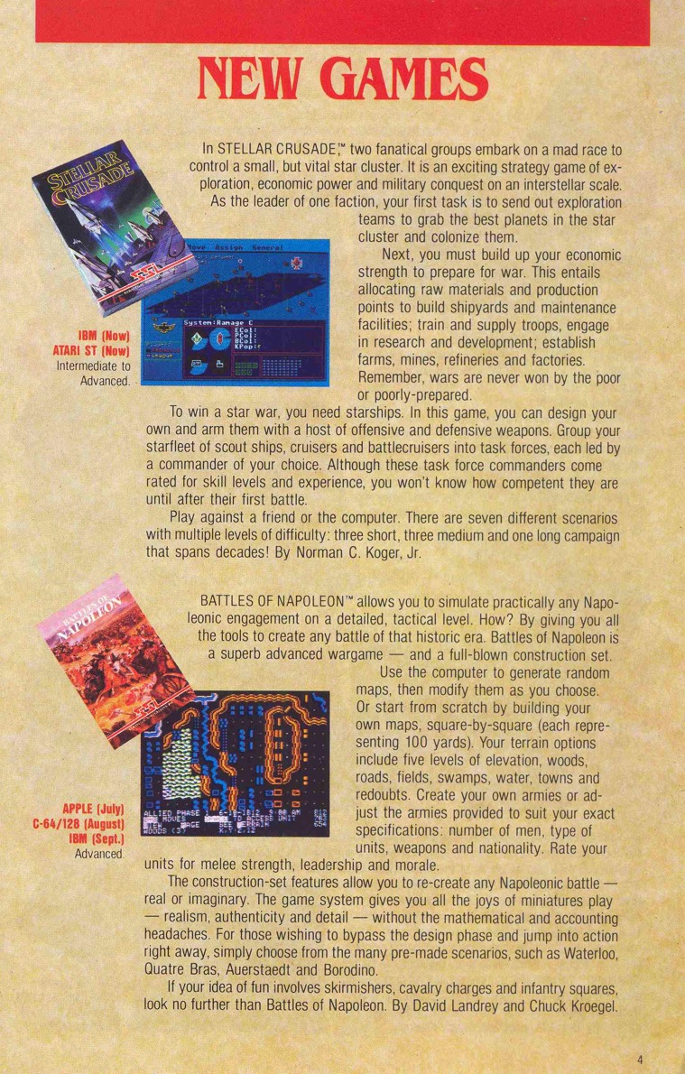 Pool of Radiance SSI 1988 Brochure 4 