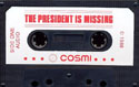 The President is Missing audio tape side 1