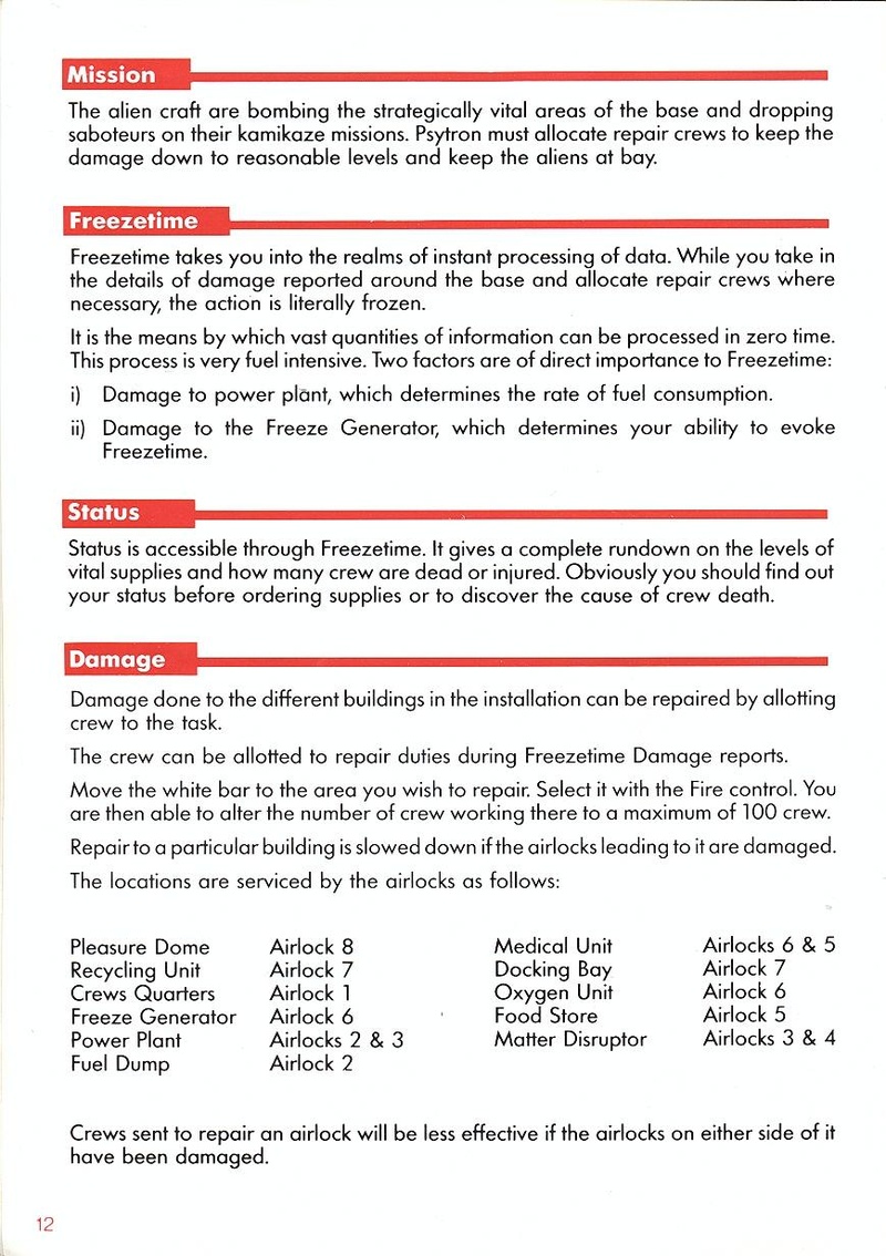 Psytron manual page 12
