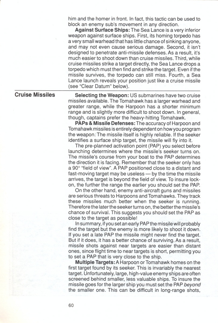 Red Storm Rising combat operations manual page 60