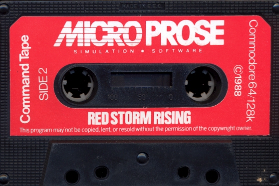 Red Storm Rising command tape 2