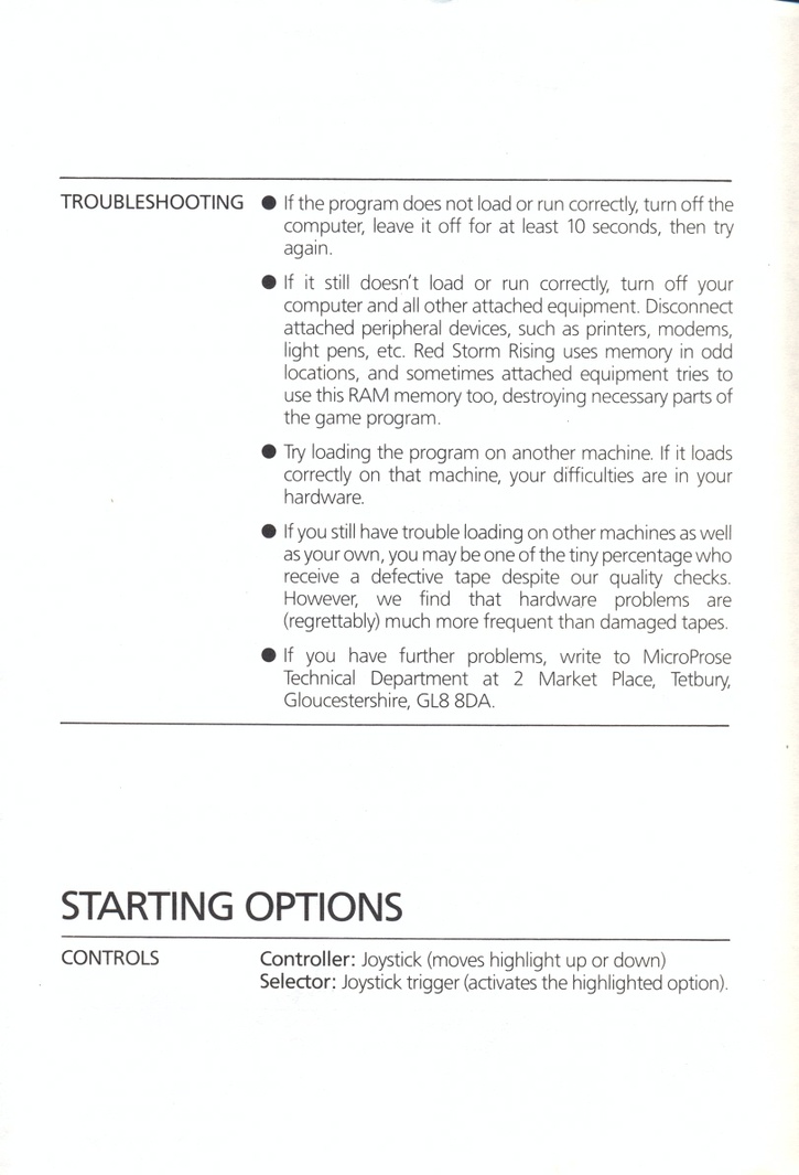 Red Storm Rising technical supplement page 2