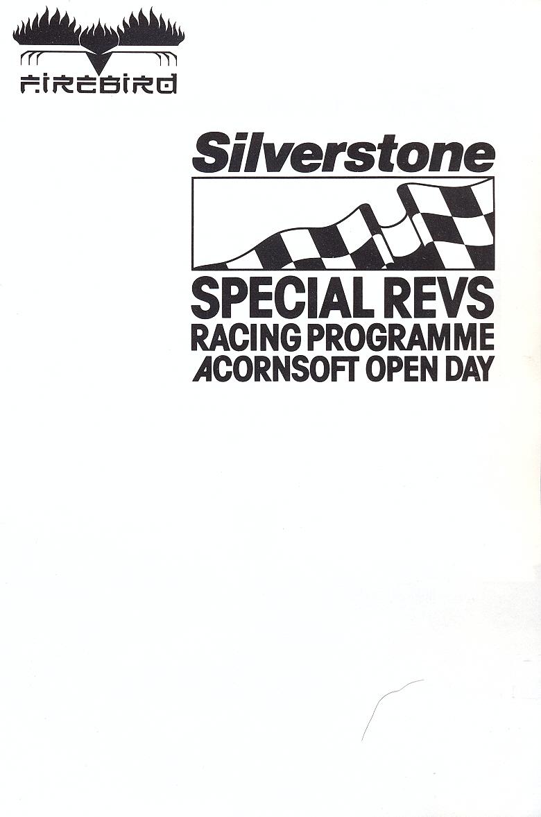 Revs racing programme page 1