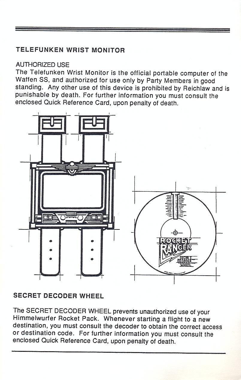 Rocket Ranger manual page 13