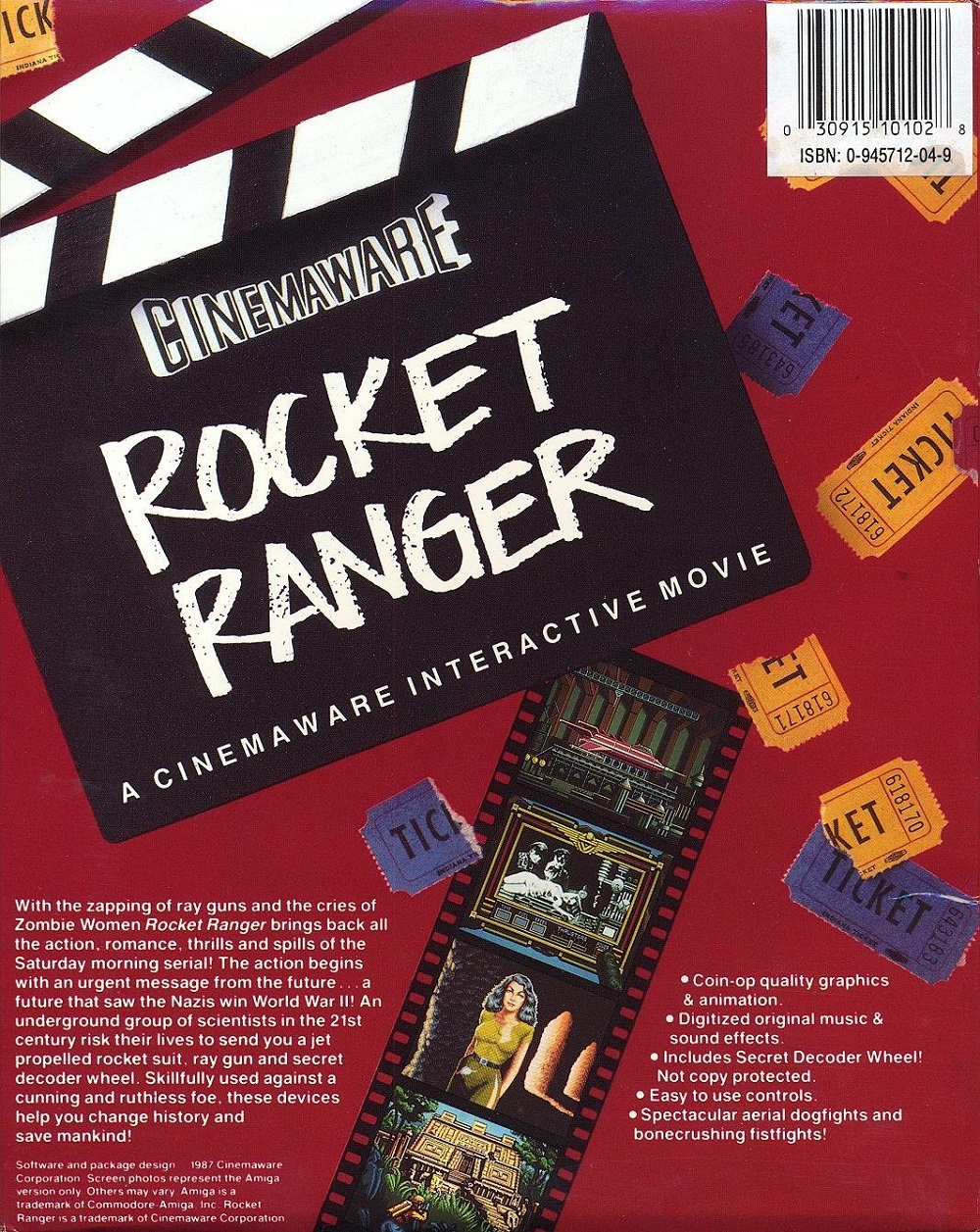 Rocket Ranger overlay back