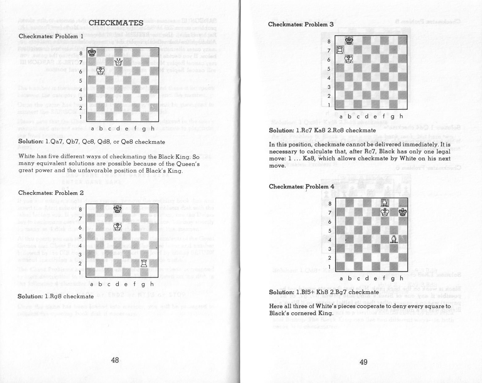 Sargon III user's guide page 48