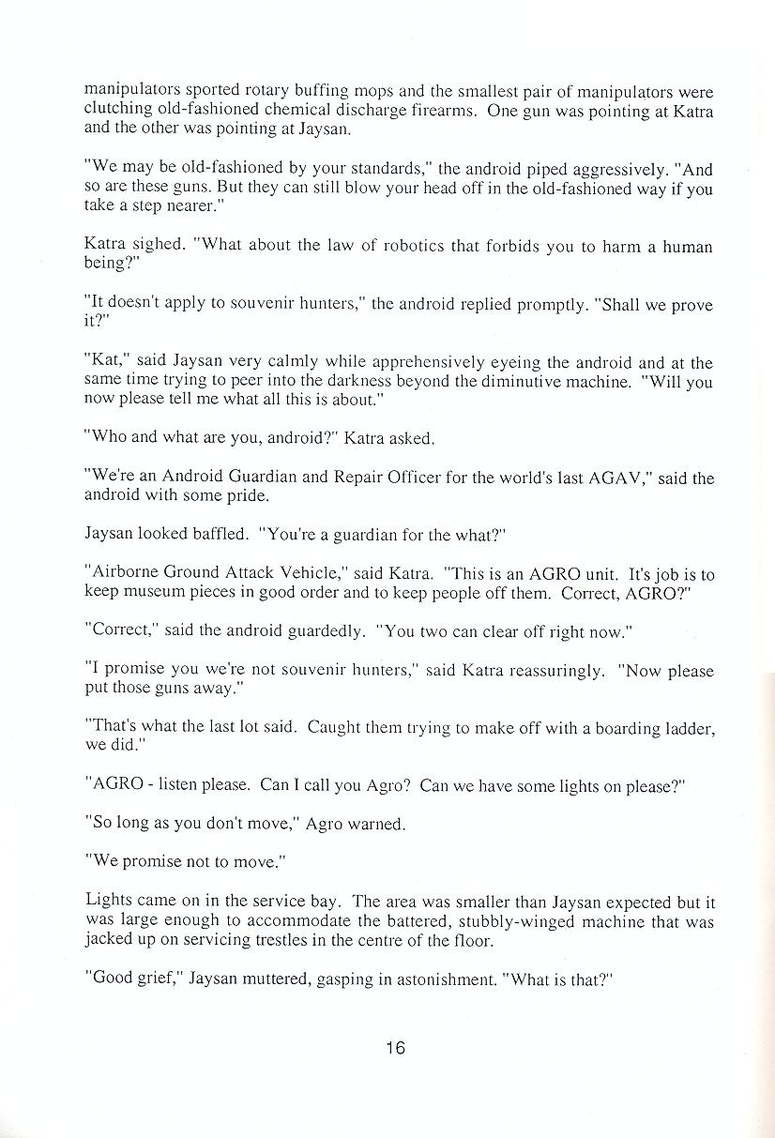 Starglider novella page 16