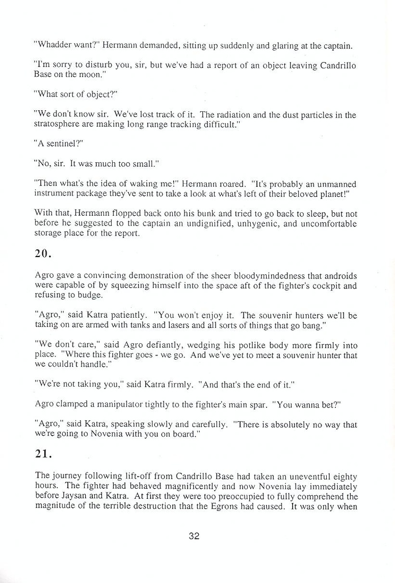 Starglider novella page 32