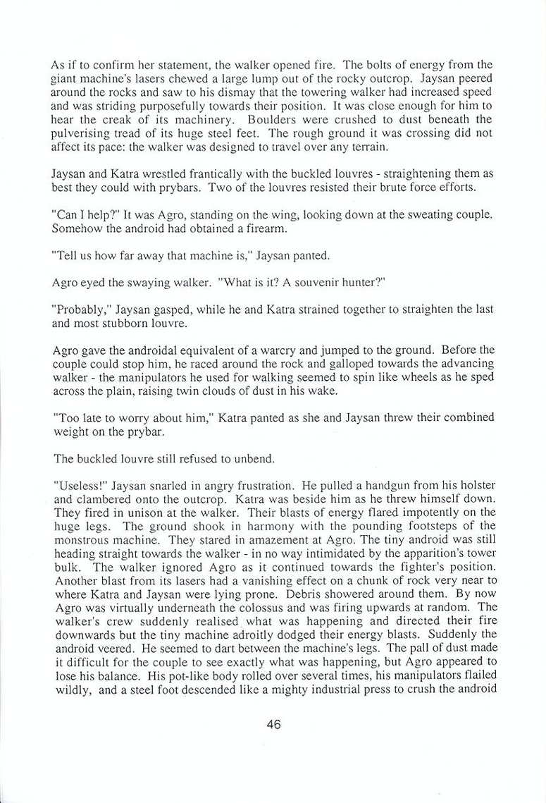Starglider novella page 46