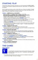Summer Games Manual Page 3