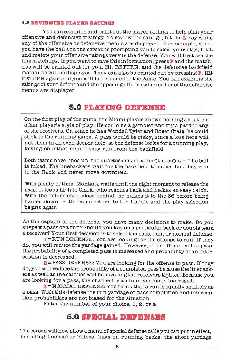Superbowl Sunday manual page 8