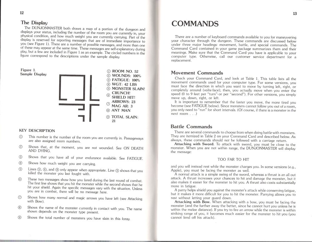 Temple of Apshai Manual Page 12 