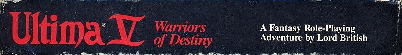 Ultima V: Warriors of Destiny box top
