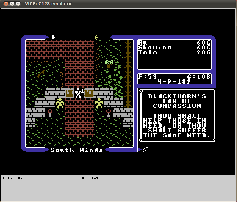 Ultima V: Warriors of Destiny screen shot 5