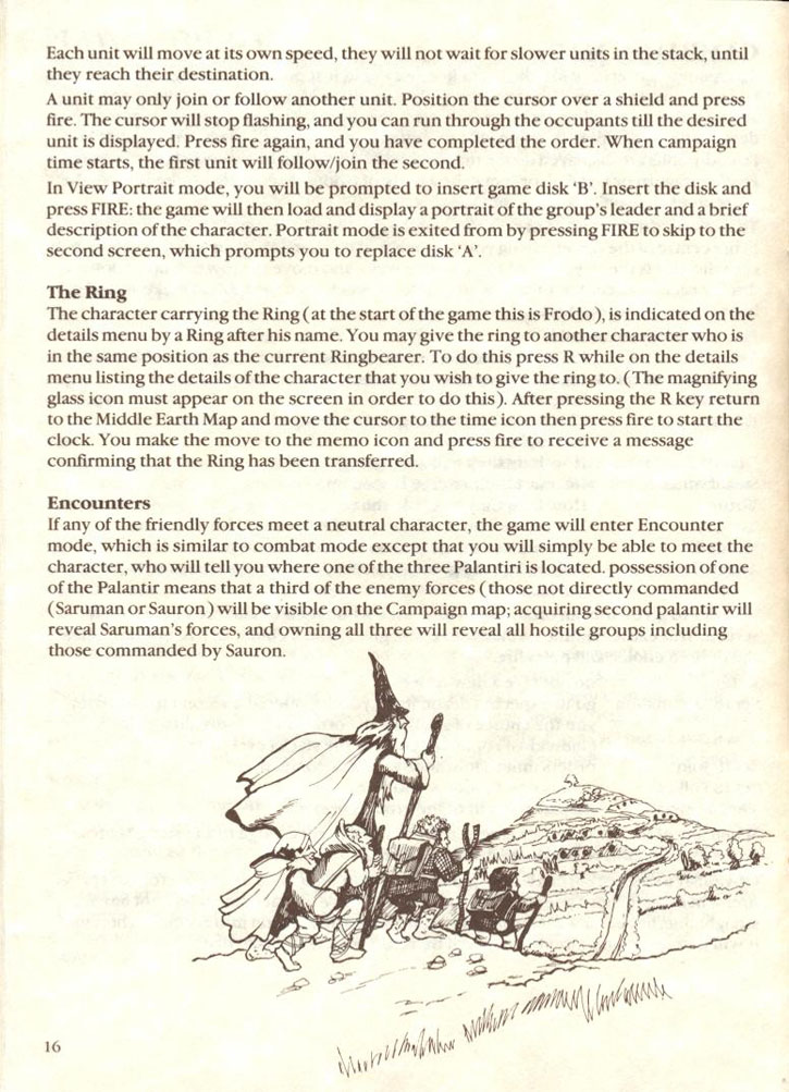 War in Middle Earth manual page 16
