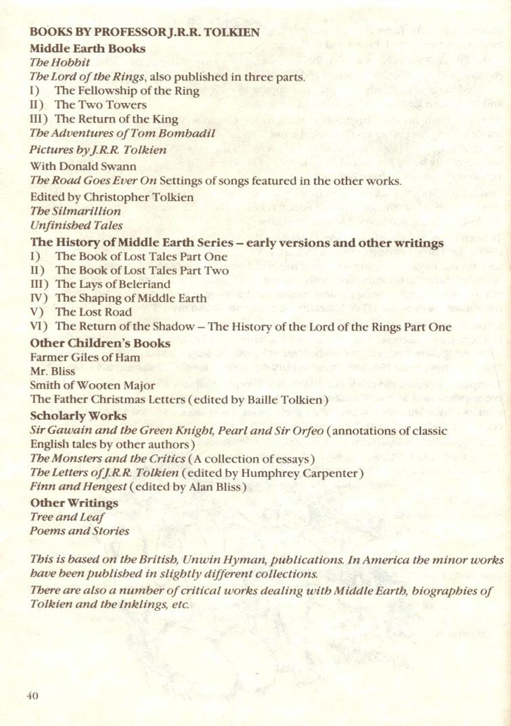War in Middle Earth manual page 40