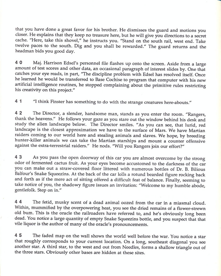 Wasteland Paragraphs page 9