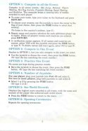 Winter Games Manual Page 2