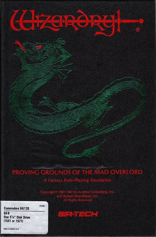 Wizardry: Proving Grounds of the Mad Overlord box front