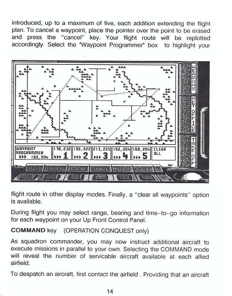 F-16 Combat Pilot flight manual page 14