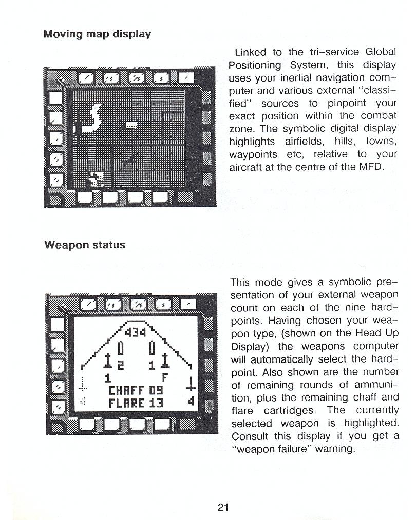 F-16 Combat Pilot flight manual page 21